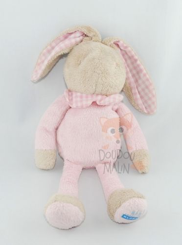  lapin vichy rose beige 